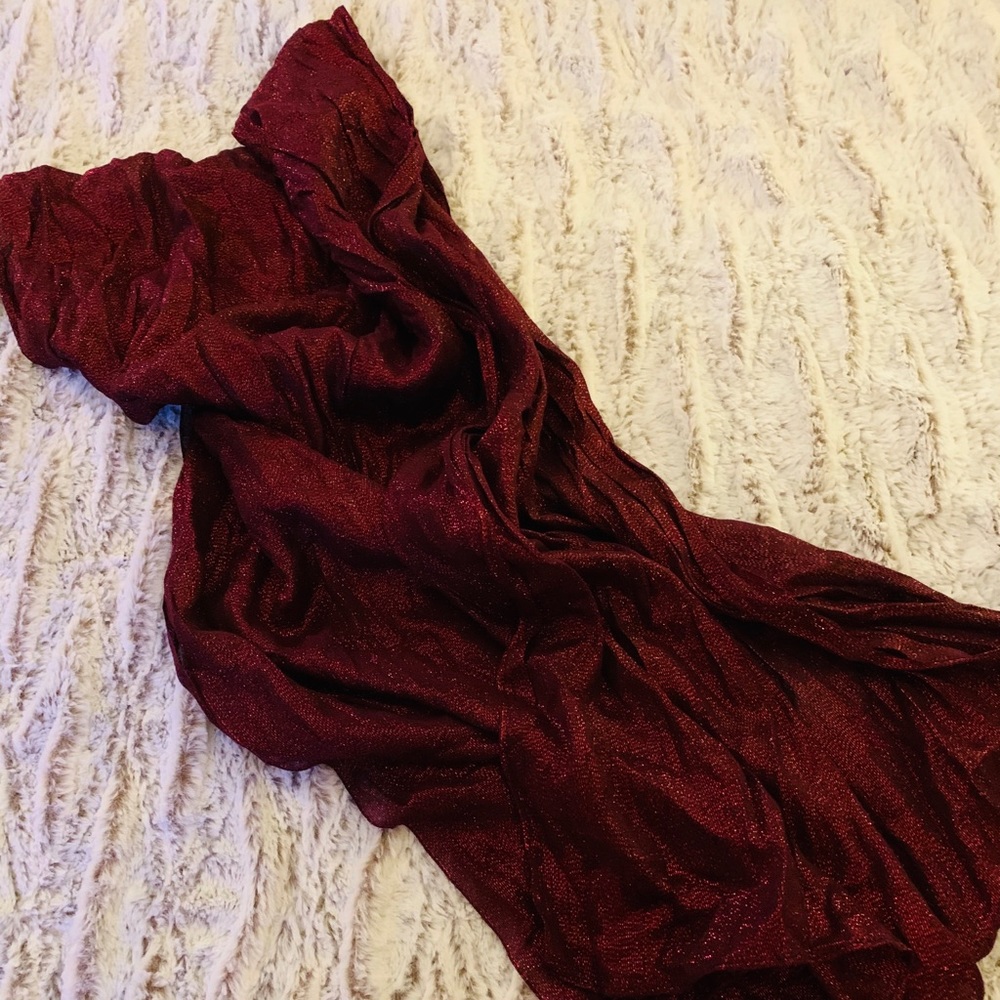 🎄Red Glitter Scarf